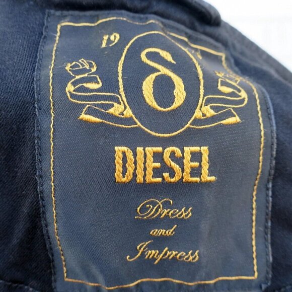 Y2K DIESEL 2 Pc Convertible Cargo Mini Pleated Skirt & Moto Vest Combo Small - Picture 7 of 8